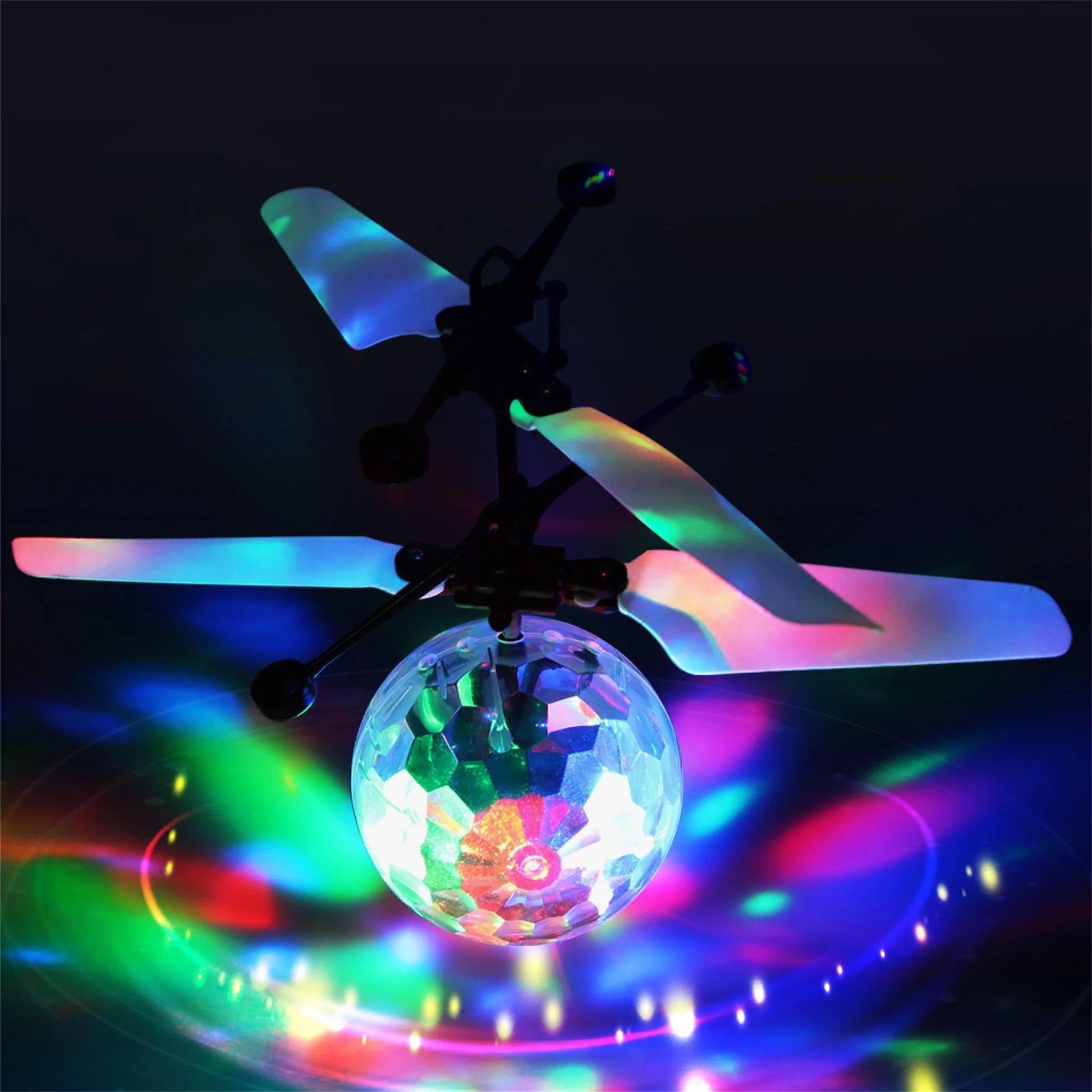 Rechargeable LED Hover Flying Ball Toys Gifts with Remote Controller for 3 4 5 6 7 8 9 10 Years Old Kids, 2 Pack