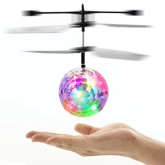 Led Light Luminous Flying Ball Toys Electric Float Flight Balls Electronic Infrared Induction Aircraft Helicopter for Kids Gift